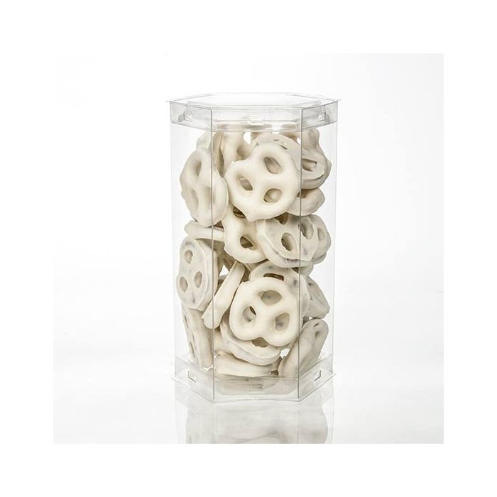 Plastic Tube Hexagon 8.9x7.9x15.2cm (25 pieces) [CTHS36]