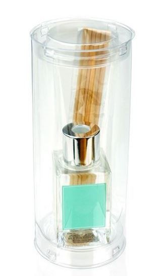 Plastic Tube round 6.4x6.4x15.4cm Crystal Clear (25 pieces) [CTRS26]