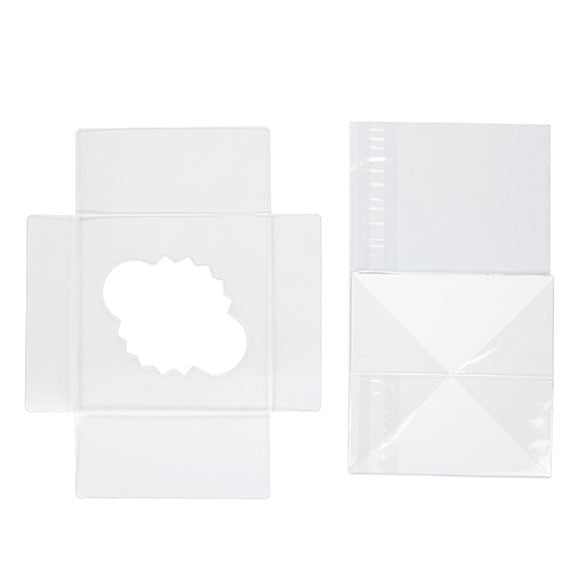 Cupcakepåsar med pappersbotten för singlar 10,2 x 10,2 x 17,8cm (100 st) [CBG4]