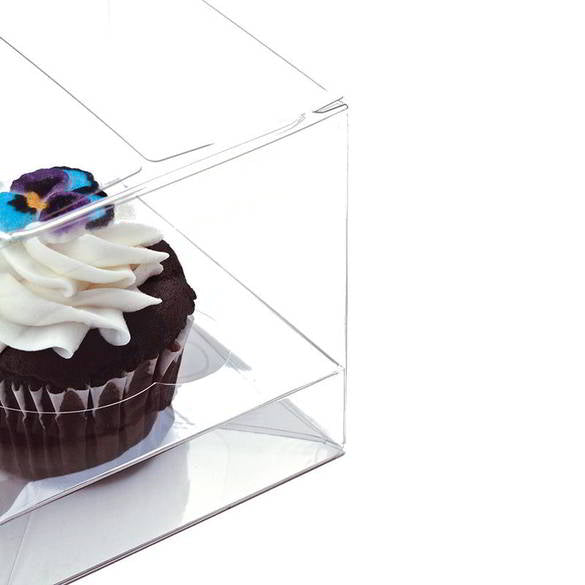 Cupcakeboxar för singlar 10,2x10,2x10,2cm (100 st) [CBS56]