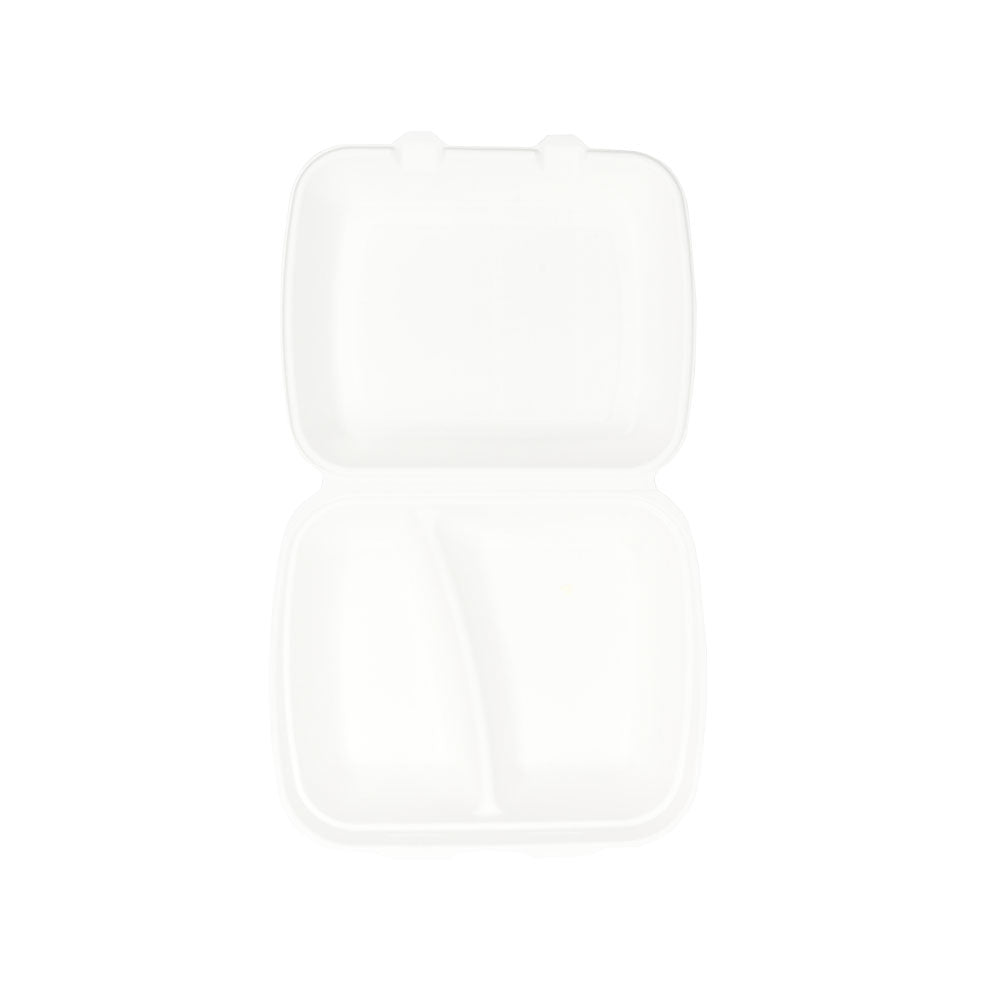 Menybricka med lock 2-spik sockerrör 25x20x7,5 cm (200 st) [GB-DFC01347]