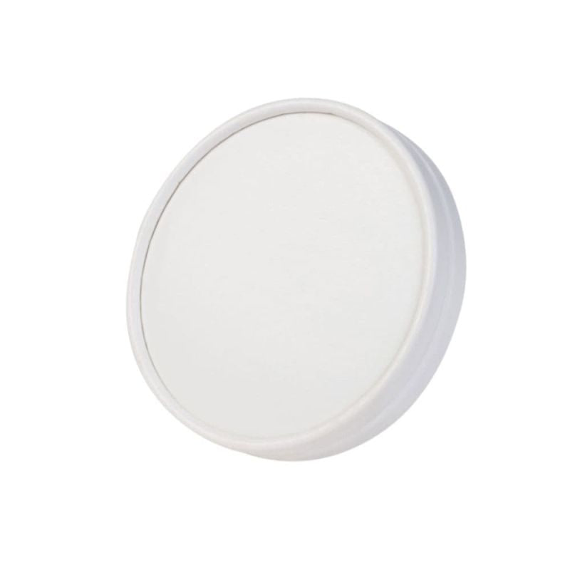Lid Cardboard Ø 95 mm White (500 pieces)