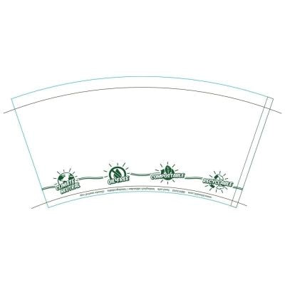 Papperskopp "EcoUp ©" 150 ml Ø 80 mm (1000 st) [GB-DHD04398]