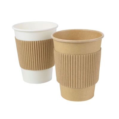 Mugghylsor kartong för 200 ml pappersmugg, brun (1000 st) [GB-DHD04782]