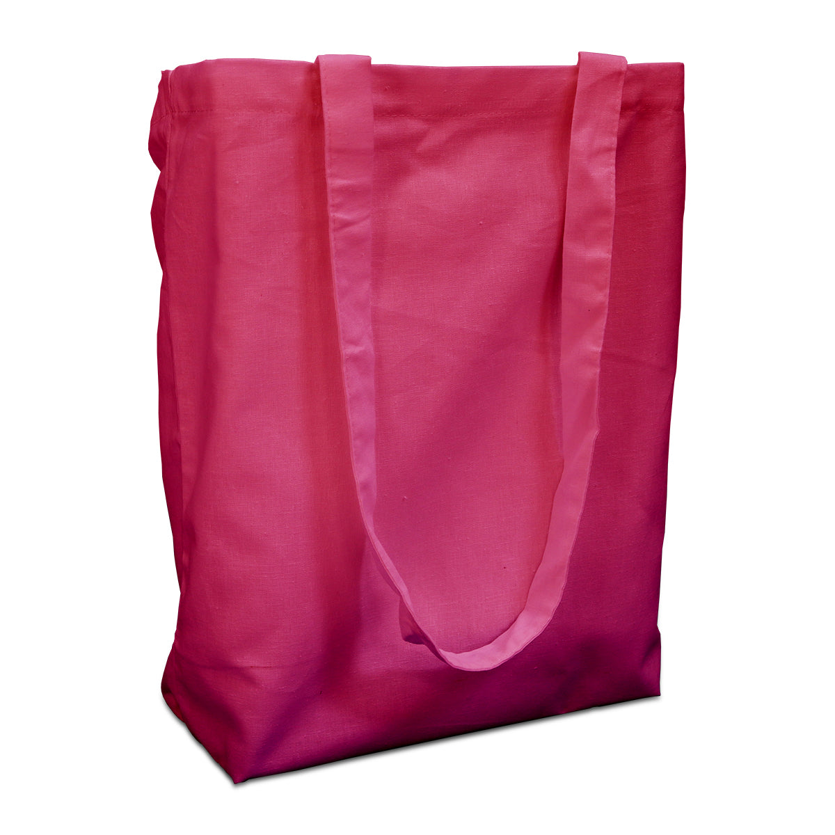Cotton carrier bags 38x42cm with handle pink 38x42cm (250 pcs.)