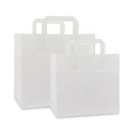 Take-away bags 32+21,5x27cm White (250 pcs)