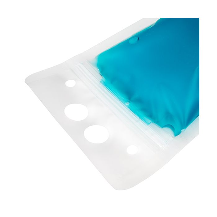 Dryckespåse frostat 12,9x4x22,9cm (10 st) [DP1F]