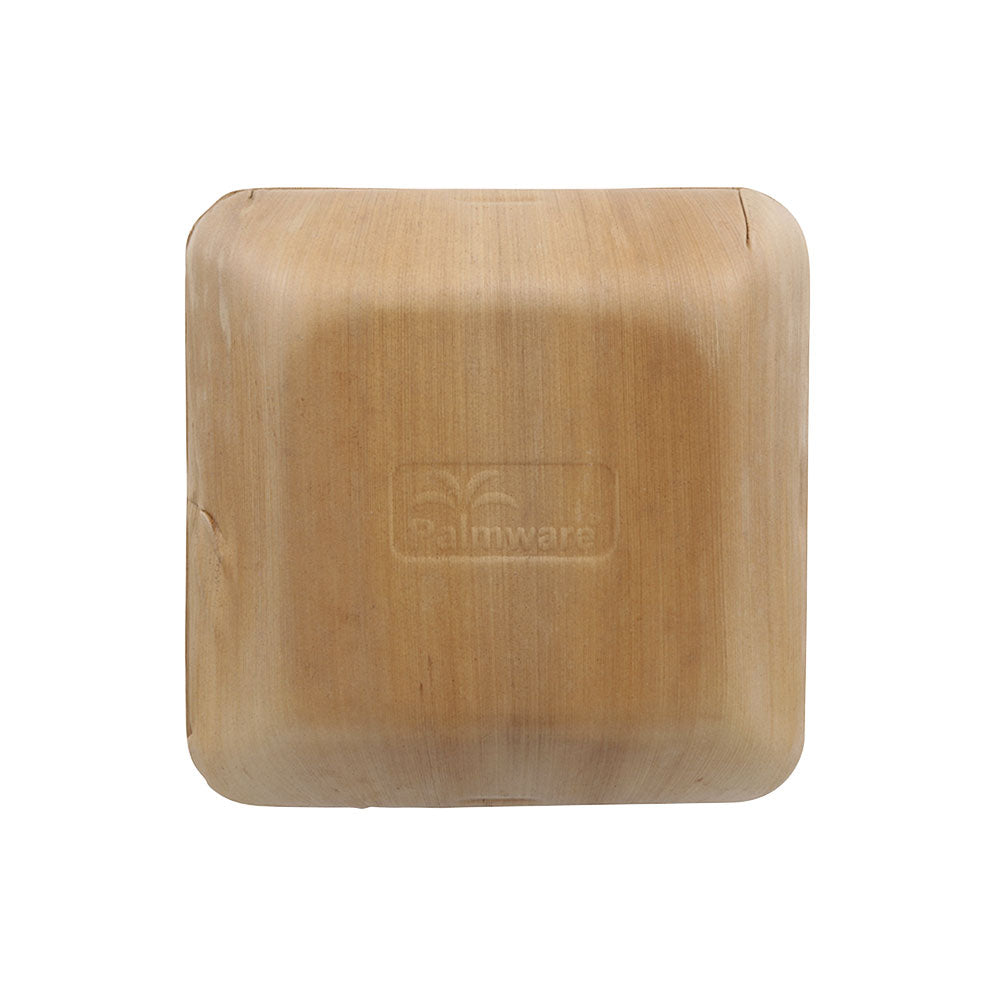 Skålar Palmware® 18x5x18 cm 800 ml, med lock fyrkantigt (60 st) [GB-DTW05465]