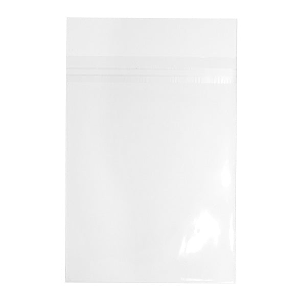 Biopåsar MILJÖ 13,8x18,4cm Transparent med Tejpremsa (100 st) [GC75PC]