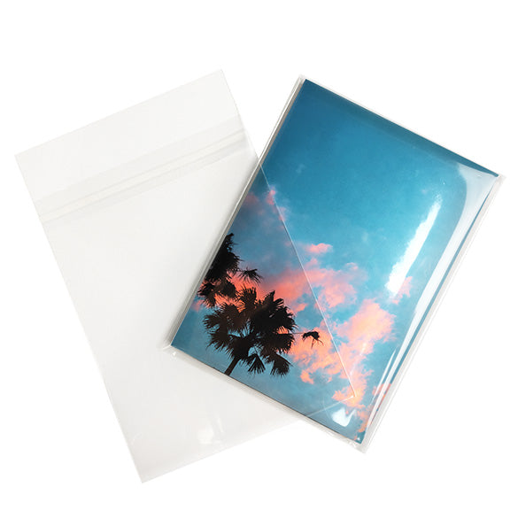 Biopåsar MILJÖ 13,8x18,4cm Transparent med Tejpremsa (100 st) [GC75PC]