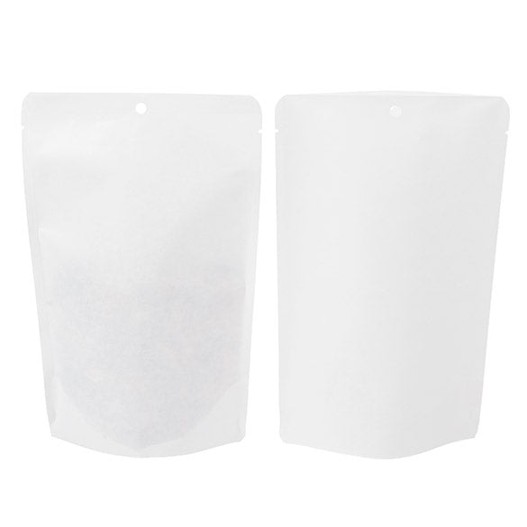 Stand Up Pouch Kraft White Eco-fiendly 14,9x8,9x23,2 cm (100 pieces) [SUPEK7W]