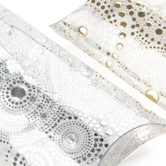 Presentask planoval Foilpress Guld 10x4x17cm (25 st) [FS205]