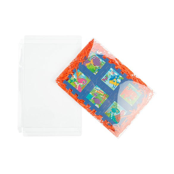 Plastlådor 18,7x1,6x26,8cm Kristallklart (25 st) [FB183]