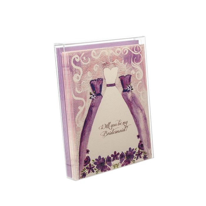 Plastlådor 11,4x2,1x14,9cm Kristallklart (25 st) [FB27]