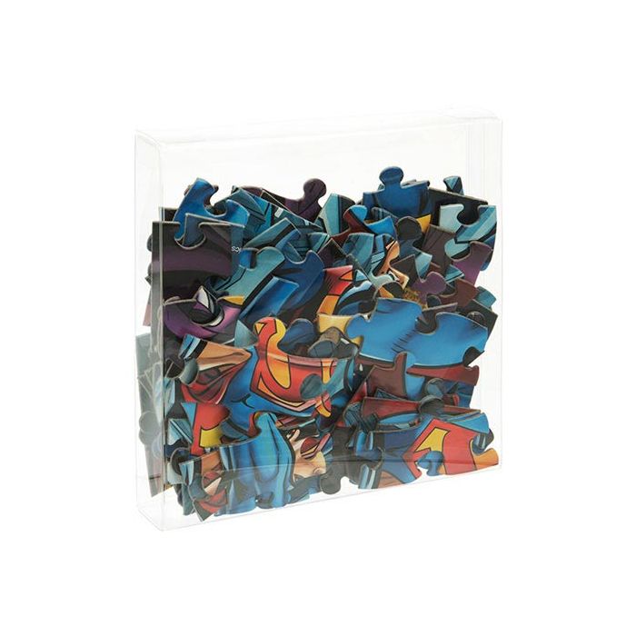 Plastlådor 13,7x2,5x13,5cm Kristallklart (25 st) [FB50]