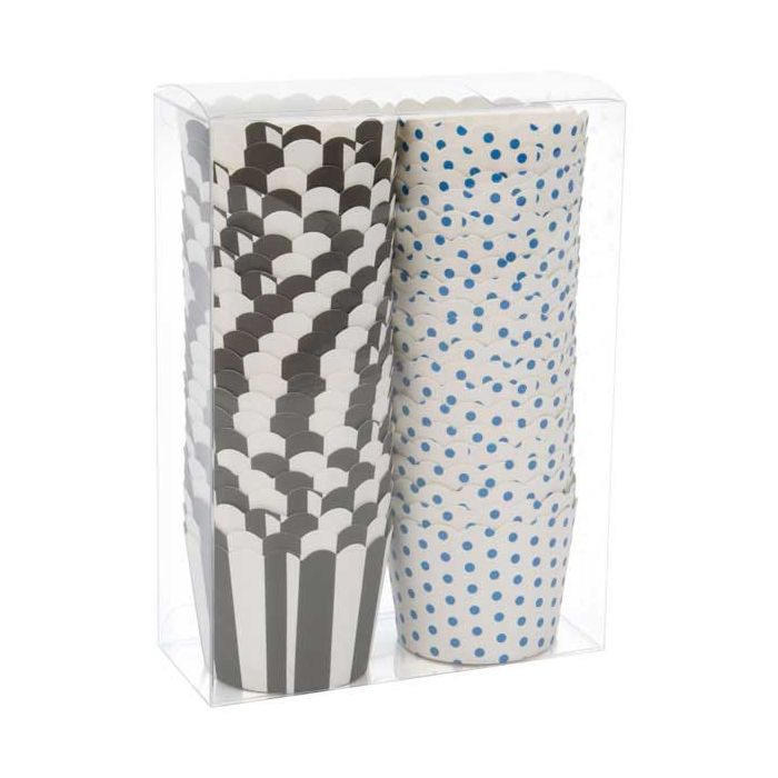 Plastlådor 12,4x5,1x16,5cm Kristallklart (25 st) [FB53]