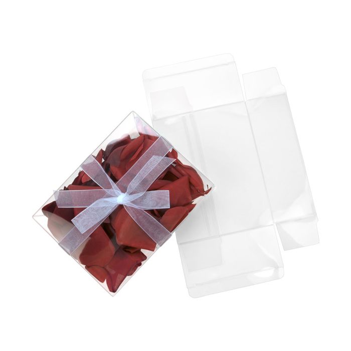 Plastlådor 11,4x5,1x14,9cm Kristallklart (25 st) [FB54]