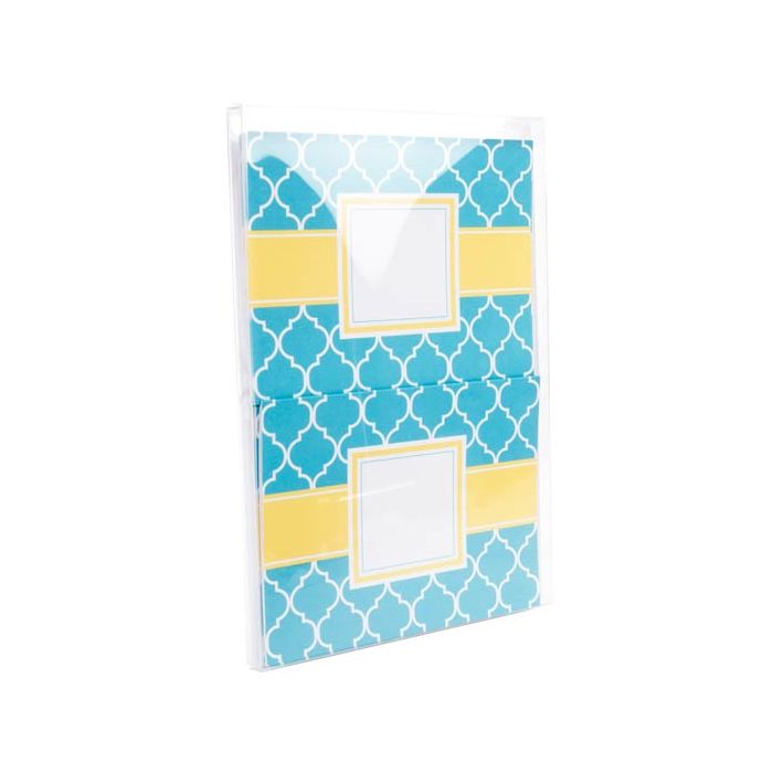 Plastlådor 14,9x1,3x22,7cm Kristallklart (25 st) [FB71]