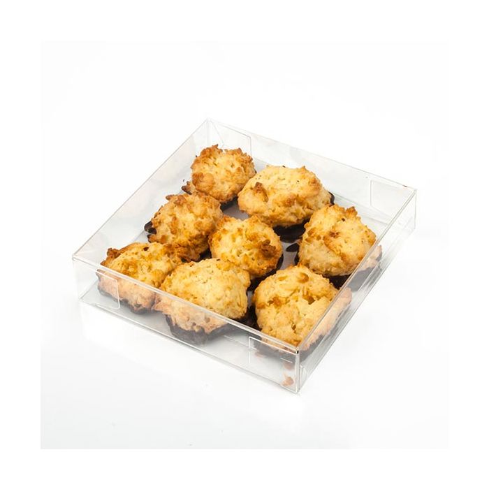 Plastlådor 10,5x2,5x10,3cm Kristallklart (25 st) [FB99]