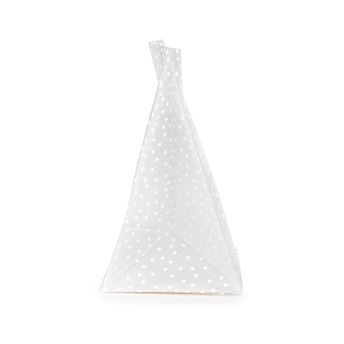 Blockbottenpåsar med polkagrisar 10,2x10,2x17,8 cm med pappersinsats (100 St) [FFGPB9D]