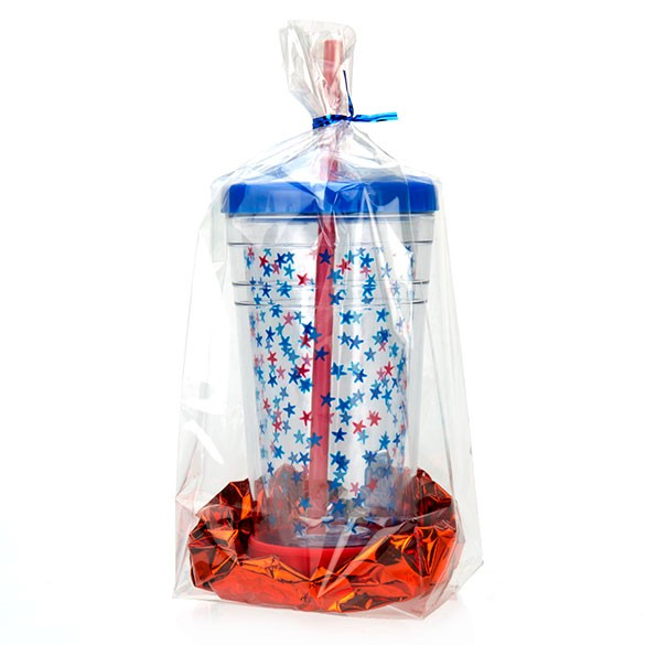 Cellofanpåsar med botten Kristallklart 10,2x7,6x25,4cm (100 st) [FGCC5]