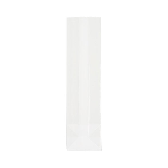 Cellofanpåsar med botten Kristallklart 6,4x5,1x24,8cm med pappersinsats (100 st) [FGPB12]