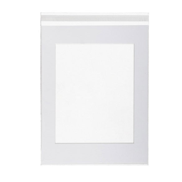 Plastpåsar 26,5x33,7cm Transparent med Tejpremsa (100 st) [B10X13]
