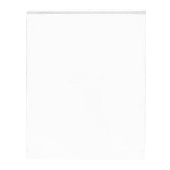 Plastpåsar 51,9x61,6cm Transparent med Tejpremsa (100 st) [B20]