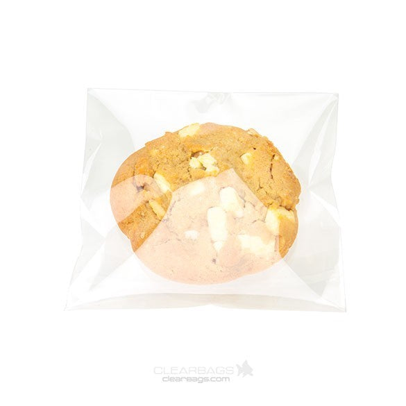 Plastpåsar 11x11cm Transparent med Tejpremsa (100 st) [B44]