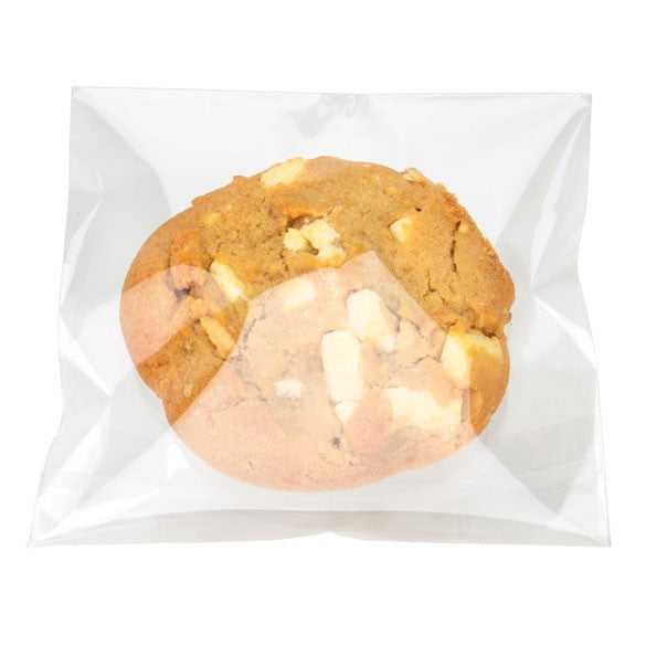 Plastpåsar 11x11cm Transparent med Tejpremsa (100 st) [B44]