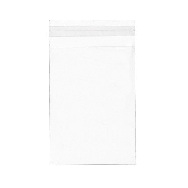 Plastpåsar 11,7x16,2cm Transparent med Tejpremsa (100 st) [B4X6XL]