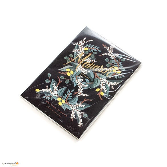 Plastpåsar 19,5x28,6cm Transparent med Tejpremsa (100 st) [B7X11]