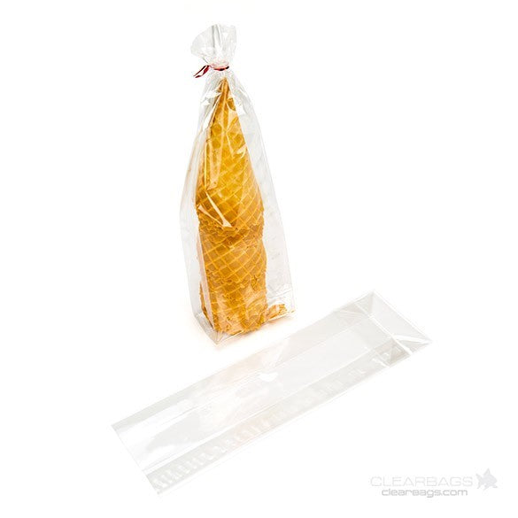 Cellofanpåsar med botten Kristallklart 8,9x5,7x30,5cm (100 st) [FGCC16]