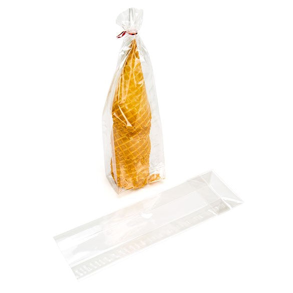 Cellofanpåsar med botten Kristallklart 8,9x5,7x30,5cm (100 st) [FGCC16]