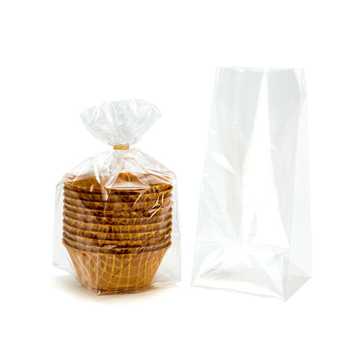 Cellofanpåsar med botten Kristallklart 10,2x10,2x22,9cm (100 st) [FGCC7]