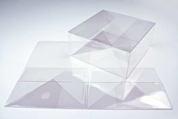 Plastlådor 22,9x22,9x10,2cm automatisk Botten (25 st) [FPLB175]