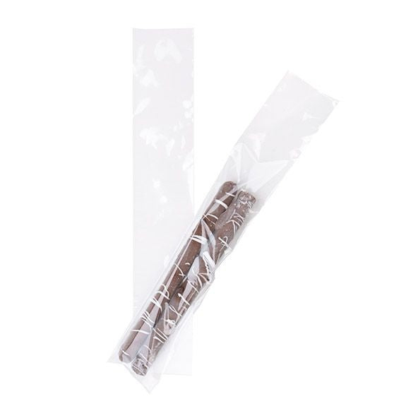 Plastpåsar 5,1x30,5cm Klar Polypropylen (100 st) [FP1212]