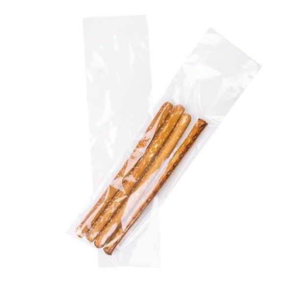 Plastpåsar 7,6x30,5cm Klar Polypropylen (100 st) [FP1312]