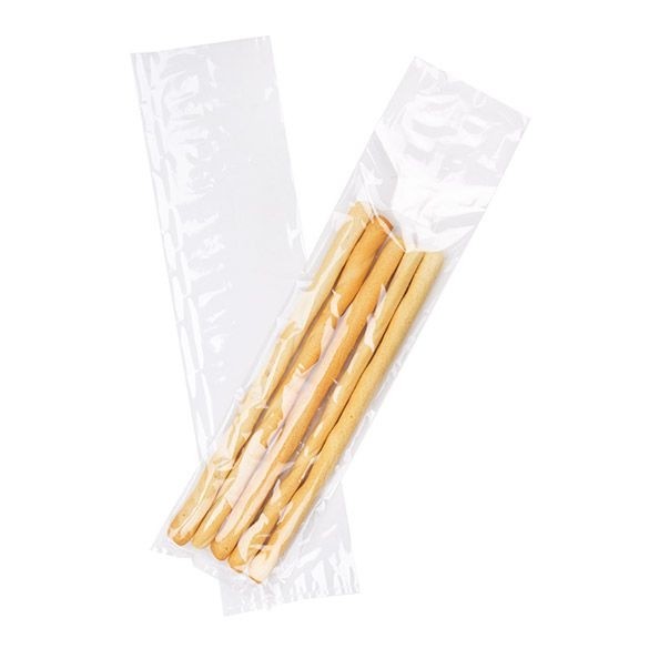 Plastpåsar 10,2x40,6cm Klar Polypropylen (100 st) [FP1416]