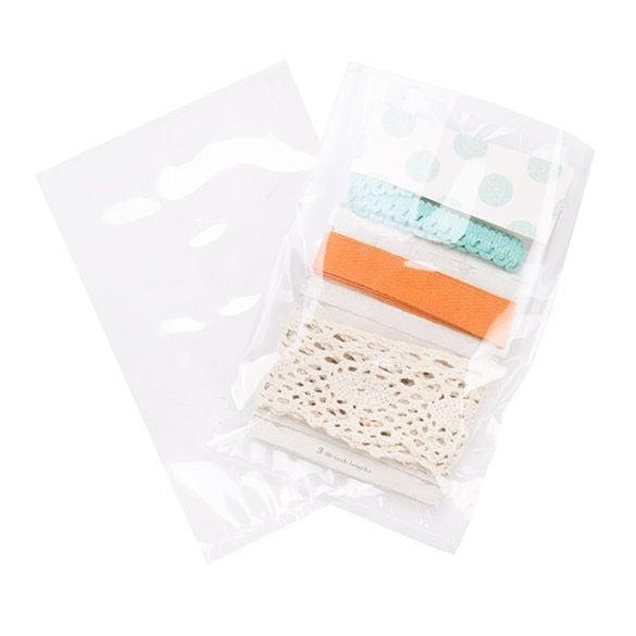 Plastpåsar 10,2x15,2cm Klar Polypropylen (100 st) [FP146]