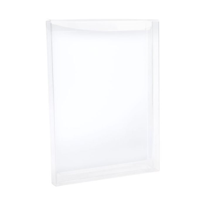 Plastlådor 13,7x1,6x18,7cm Kristallklart (25 st) [FPB119]