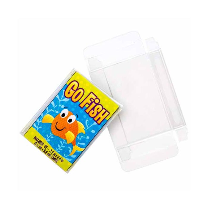 Plastlådor 6,7x1,6x9cm Kristallklart (25 st) [FPB159]