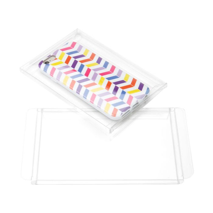 Plastlådor 10,8x0,6x15,4cm Kristallklart (25 st) [FPB232]