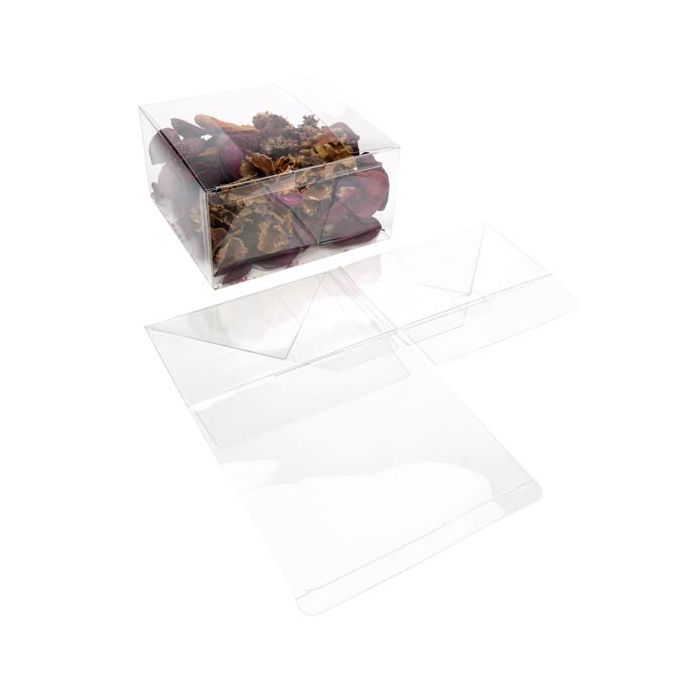 Plastlådor 19,1x17,8x10,2cm automatisk Botten (25 st) [FPLB177]