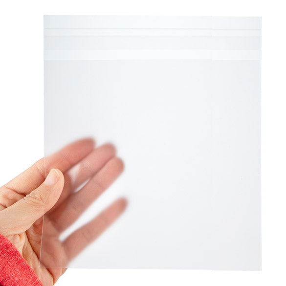 Plastpåsar 14x14 cm med frostat plast, skalbara och förslutningsbara (100 st) [B55FXL]