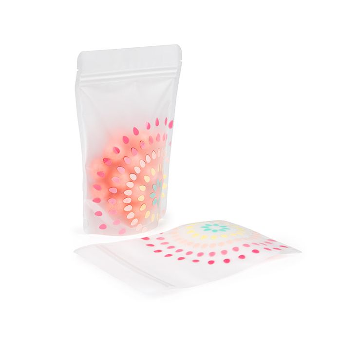 Stå upp påsar Pastell Frosted Bloom 13x7.9x20.6 cm (25 st) [ZBGSW3BL]