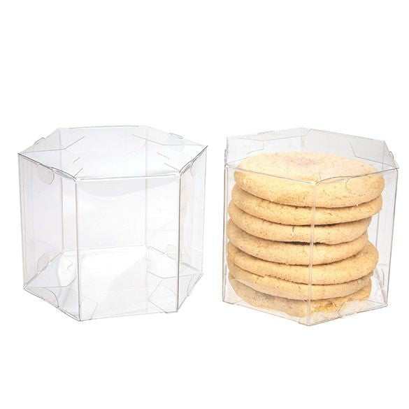 Hexagonlåda 8,9 x 8,9 x 7,6 cm (25 st) [FS352]