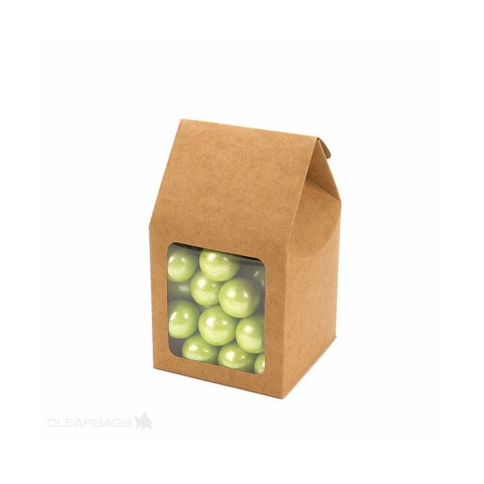 Papperslådor med Fönster 8,9x8,9x16,5cm (25 st) [FS320]