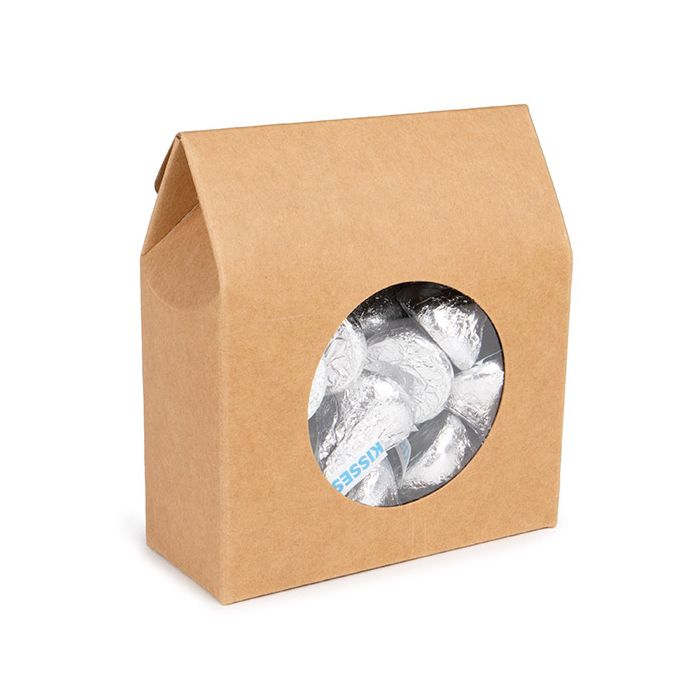 Papperslådor med runt fönster 8,9x3,8x10,2 cm (25 St) [FS340]