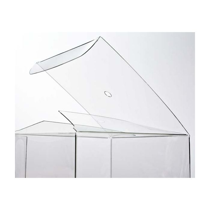 Plastlådor för Godis äpplen 10,2x10,2x10,2cm (25 st) [FS56]